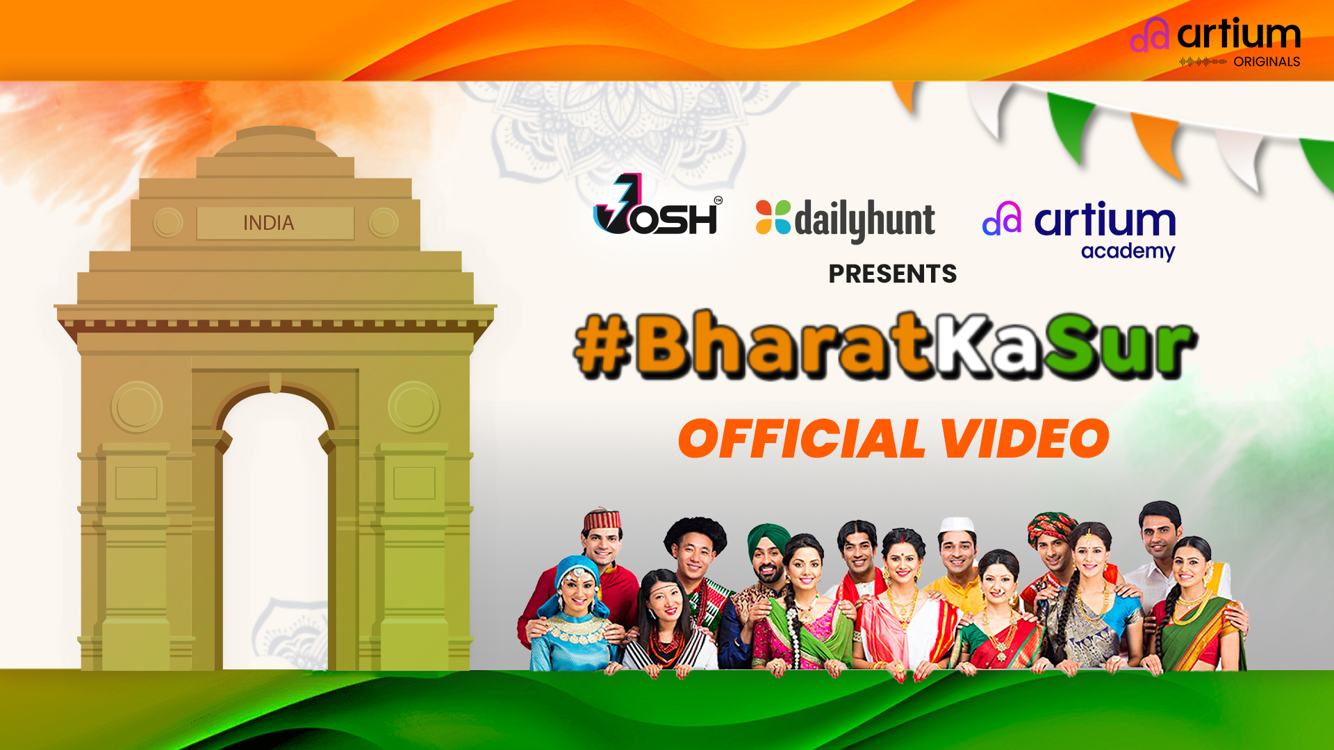 Josh and Artium Academy unveil “Bharat Ka Sur”, India’s biggest UGC anthem on Independence Day